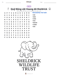 Xem trước tài liệu in sẵn Quỹ Động vật Hoang dã Sheldrick