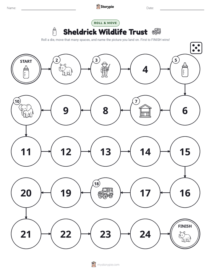 Roll & Move Game