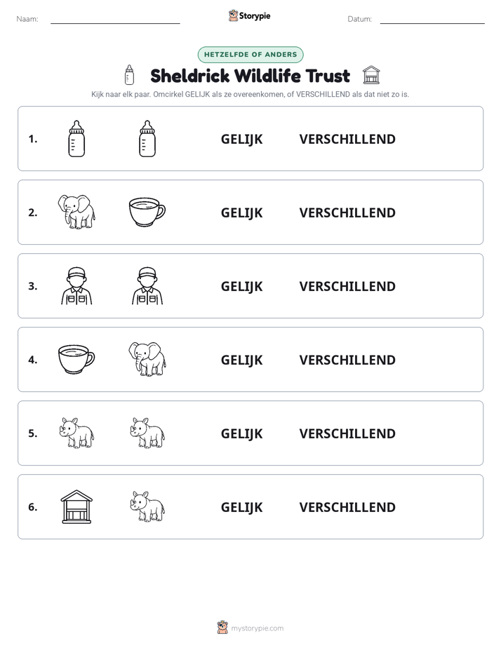 Zelfde of Verschillend