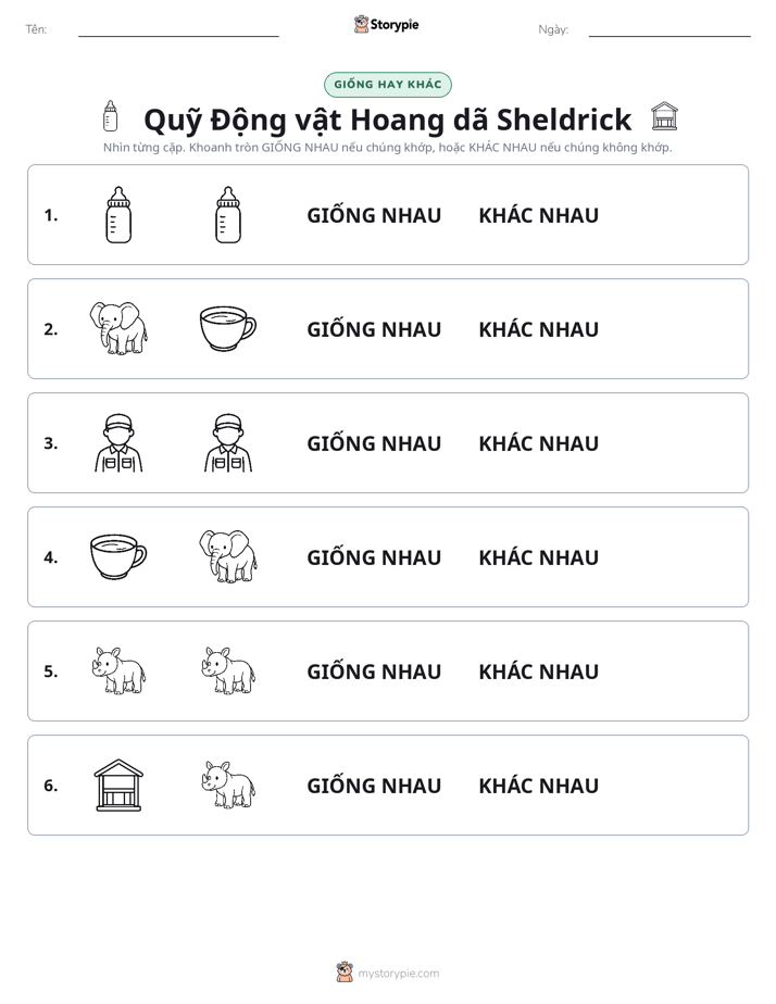 Giống Hay Khác