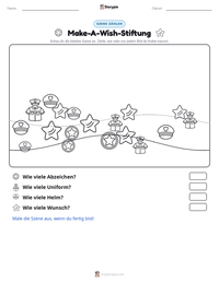 Make-A-Wish-Stiftung druckbare Arbeitsblatt Vorschau