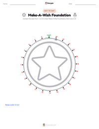 Make-A-Wish Foundation printable worksheet preview
