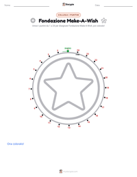 Anteprima della scheda stampabile di Fondazione Make-A-Wish