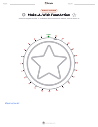 Make-A-Wish Foundation afdrukbare werkblad voorbeeld