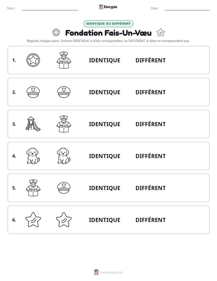 Identique ou Différent