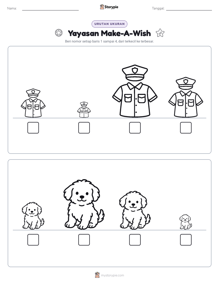 Urutan Ukuran