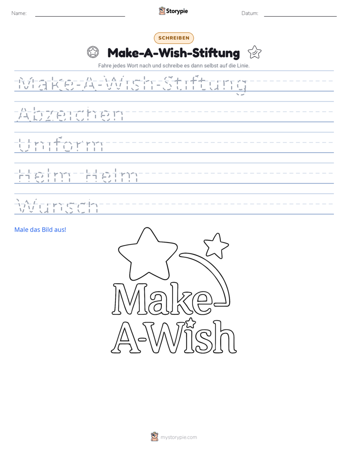 Schreibübung