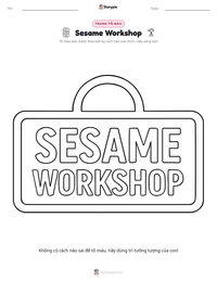 Xem trước tài liệu in sẵn Sesame Workshop