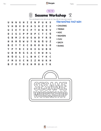 Xem trước tài liệu in sẵn Sesame Workshop