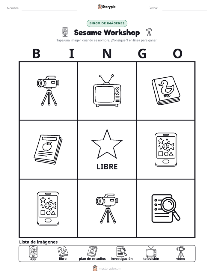 Bingo de Imágenes