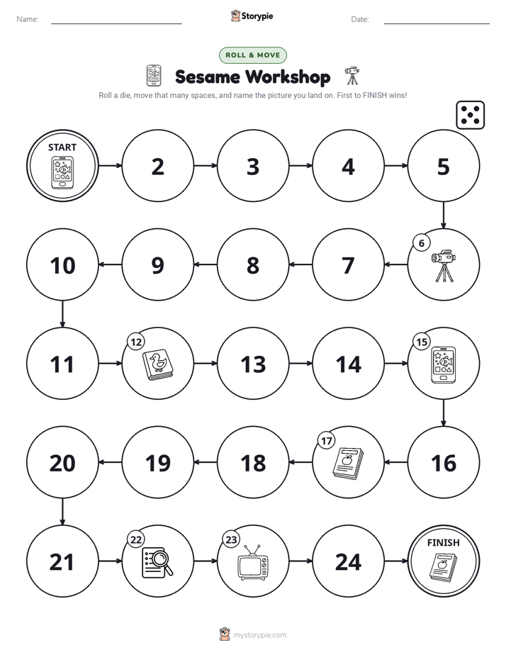 Roll & Move Game