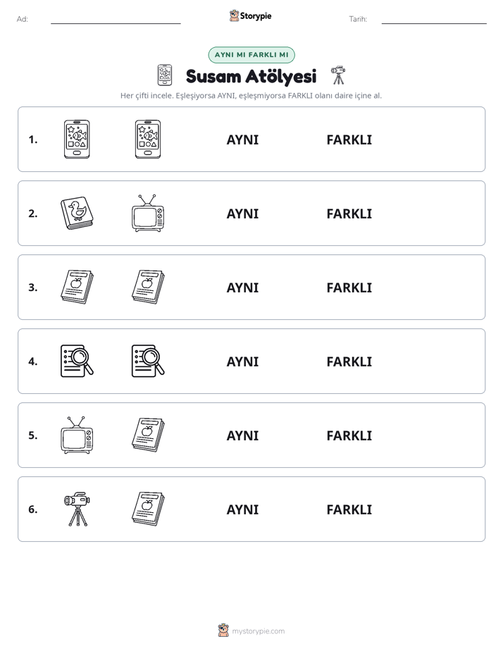 Aynı mı Farklı mı