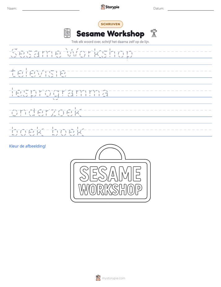 Schrijf Oefening