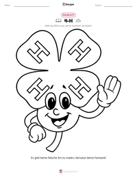 4-H druckbare Arbeitsblatt Vorschau