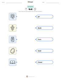4-H printable worksheet preview