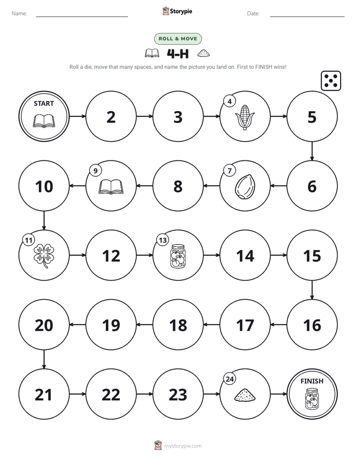 Roll & Move Game