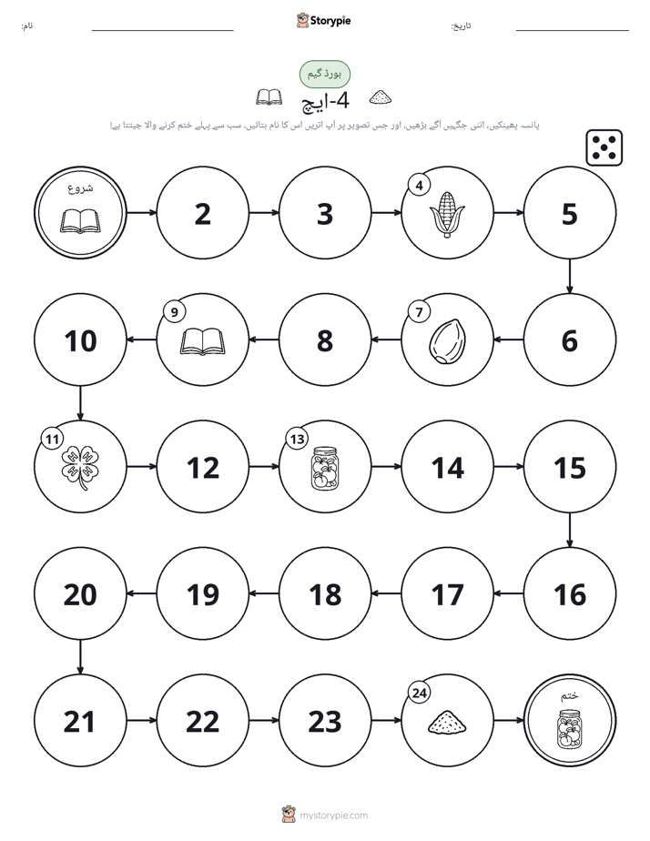 رول اور منتقل کریں کھیل