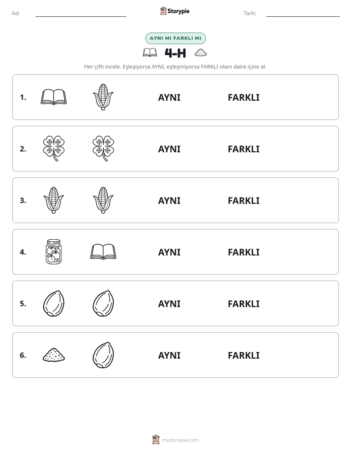 Aynı mı Farklı mı
