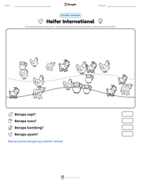 Prabaca lembar kerja cetak Heifer International
