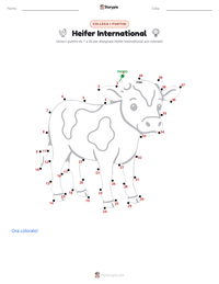 Anteprima della scheda stampabile di Heifer International