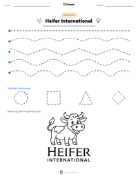 Prabaca lembar kerja cetak Heifer International