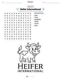 Prabaca lembar kerja cetak Heifer International