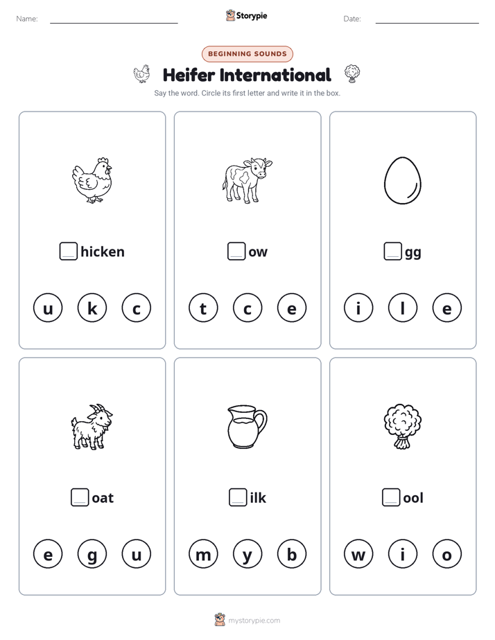 Beginning Sounds