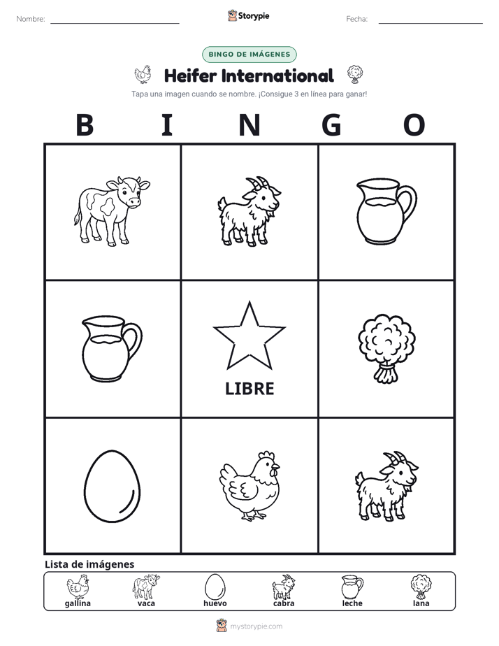 Bingo de Imágenes