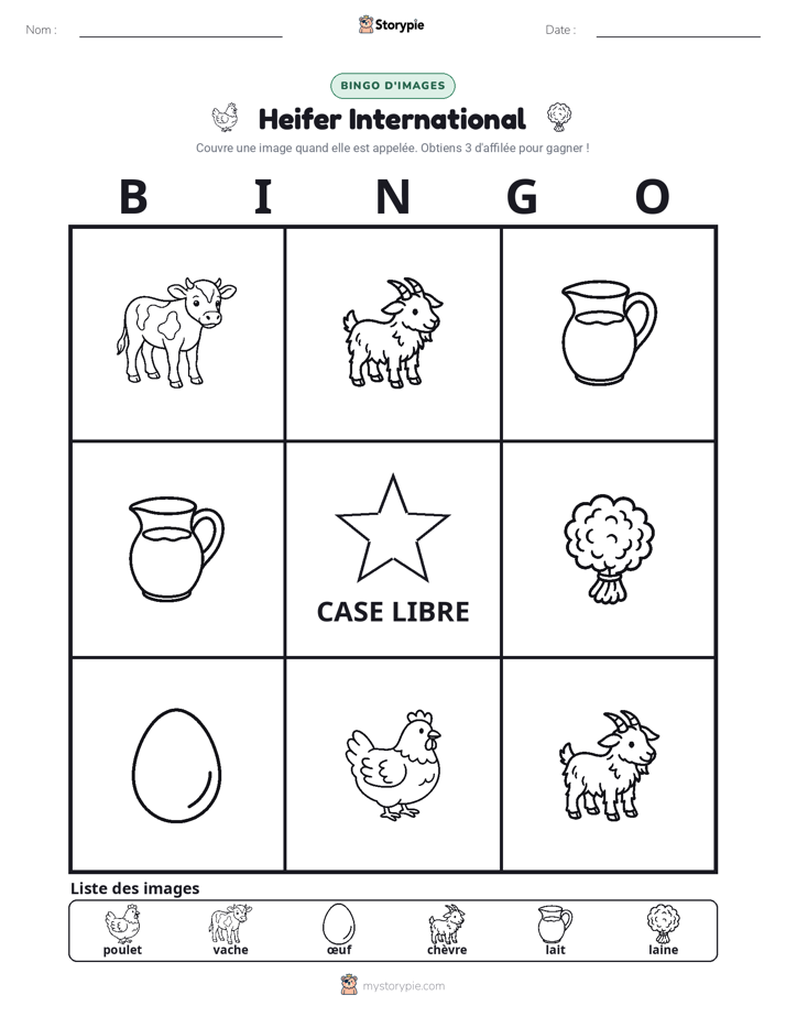 Bingo d'Images