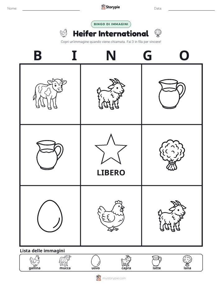 Bingo delle Immagini