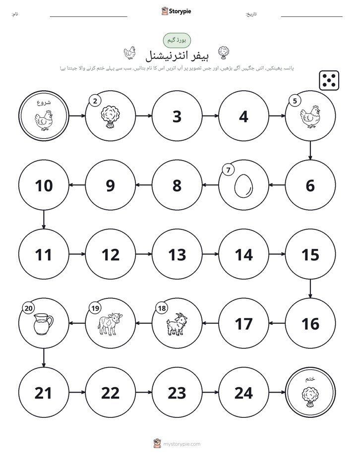 رول اور منتقل کریں کھیل