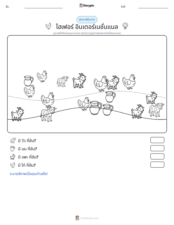ฉากการนับ