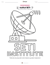 Prabaca lembar kerja cetak Institut SETI