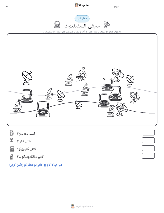 گنتی کا منظر
