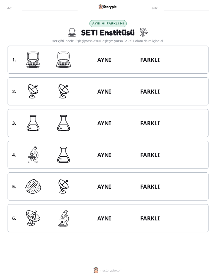Aynı mı Farklı mı