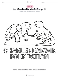 Charles-Darwin-Stiftung druckbare Arbeitsblatt Vorschau