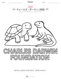 チャールズ・ダーウィン財団 の印刷可能ワークシートプレビュー