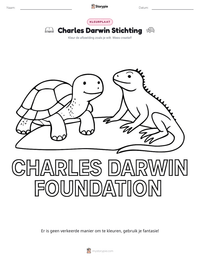 Charles Darwin Stichting afdrukbare werkblad voorbeeld