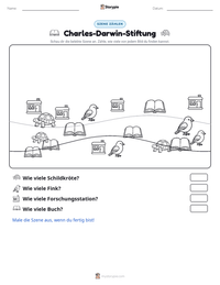 Charles-Darwin-Stiftung druckbare Arbeitsblatt Vorschau