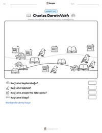 Charles Darwin Vakfı yazdırılabilir çalışma sayfası önizlemesi