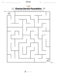 Charles Darwin Foundation printable worksheet preview
