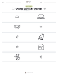Charles Darwin Foundation printable worksheet preview