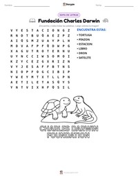 Vista previa de la hoja de trabajo imprimible de Fundación Charles Darwin