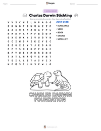 Charles Darwin Stichting afdrukbare werkblad voorbeeld