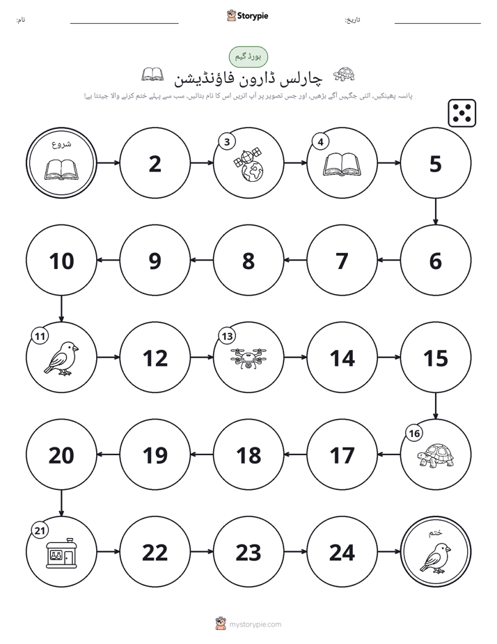رول اور منتقل کریں کھیل