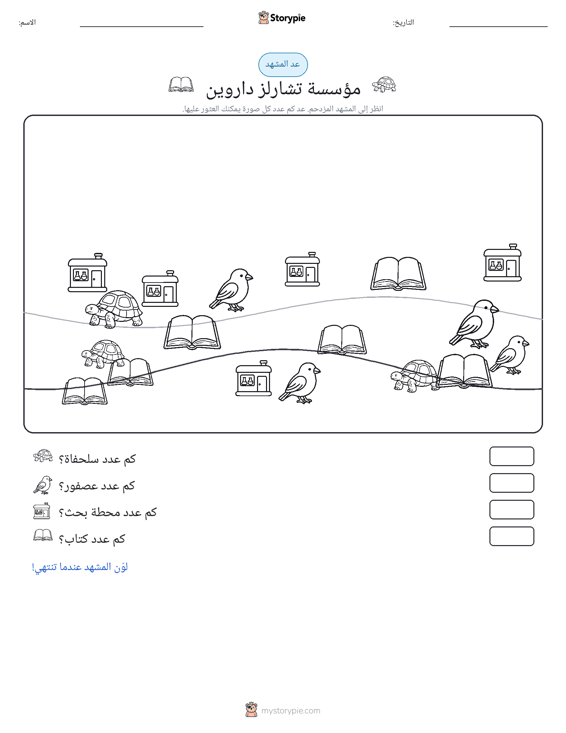مشهد العد