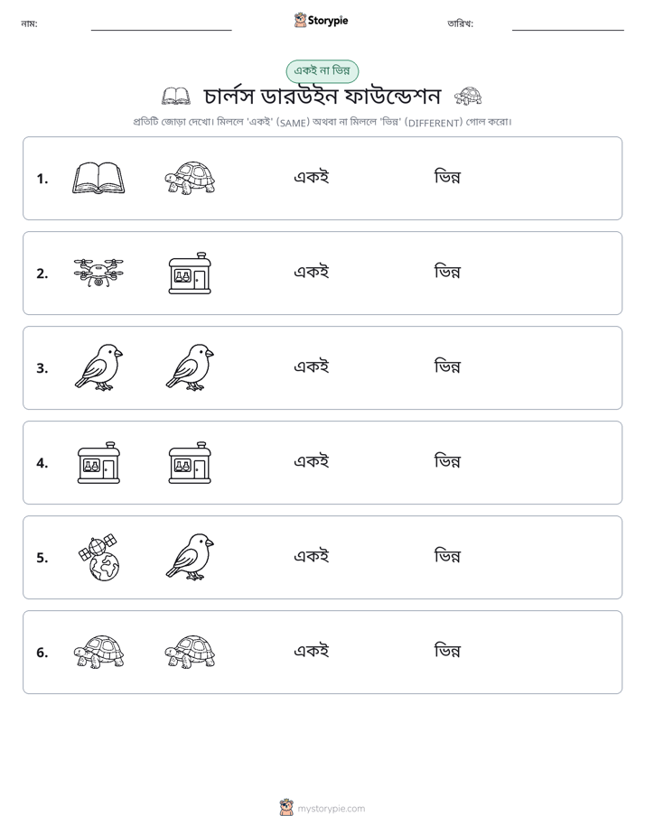 একই বা ভিন্ন