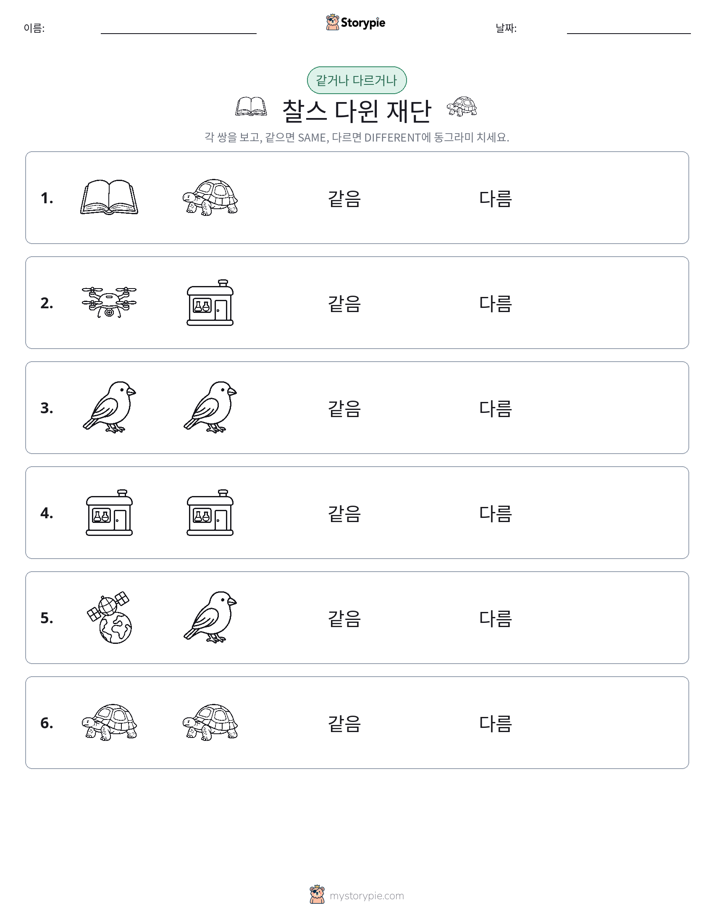 같은 것 또는 다른 것
