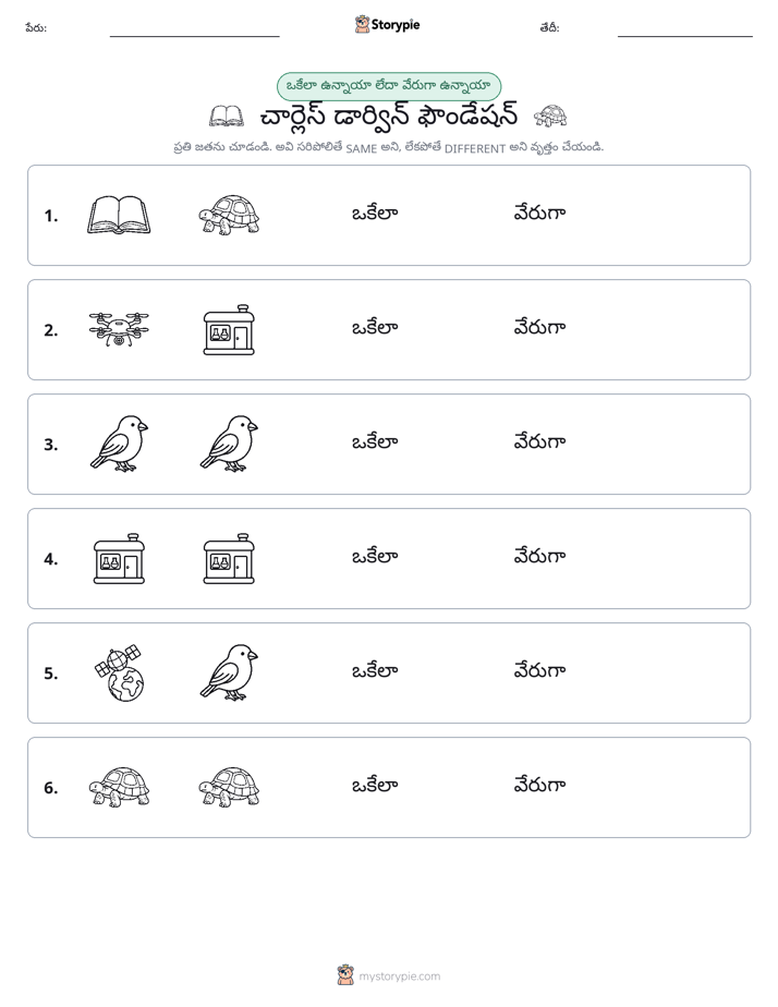 అదే లేదా వేరే
