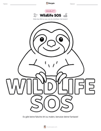 Wildlife SOS druckbare Arbeitsblatt Vorschau